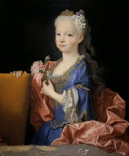 Jean-Franc Millet Portrait of Maria Ana Victoria de Borbon Germany oil painting art